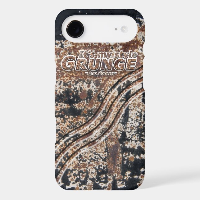 It's My Style GRUNGE Rusty Letters Case-Mate iPhone Case (Back)