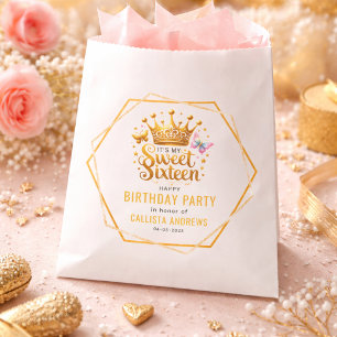 its my sweet sixteen 16 th birthday favor bag