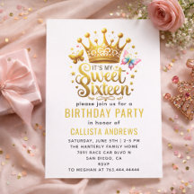 its my sweet sixteen 16 th birthday