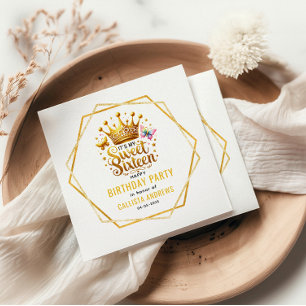 its my sweet sixteen 16 th birthday napkins