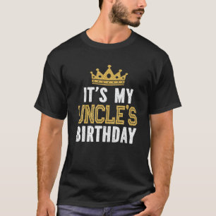 It's My Uncle's Birthday Party Family Matching T-Shirt