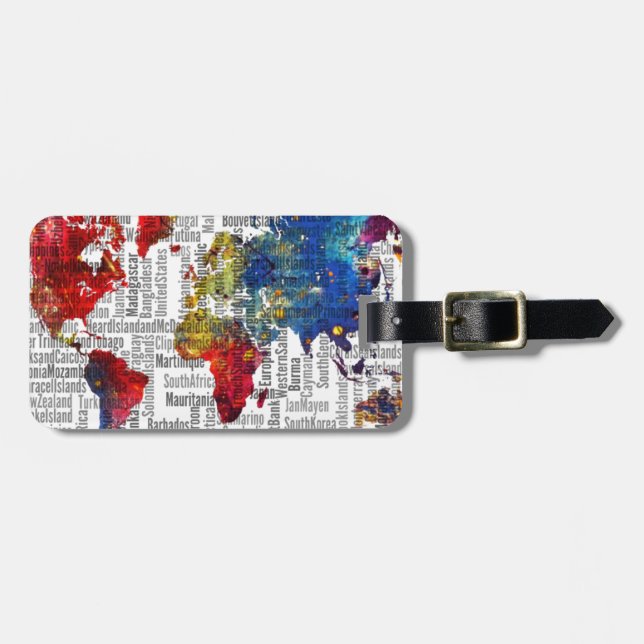 It's my world luggage tag (Front Horizontal)