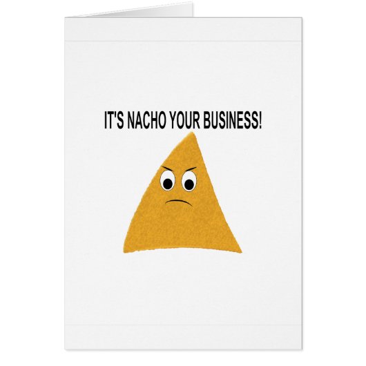 It's Nacho Your Business Cards (Front)