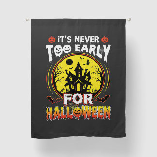 It's Never Too Early for Halloween Haunted House Blackout Curtains