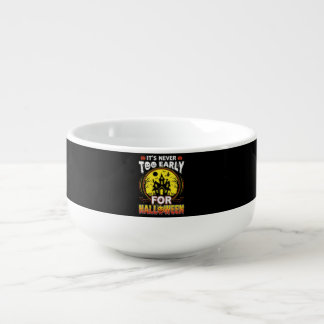 It's Never Too Early for Halloween Haunted House Soup Mug
