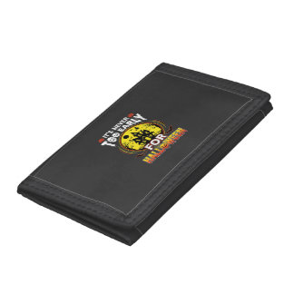 It's Never Too Early for Halloween Haunted House Trifold Wallet
