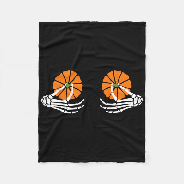 It's Never Too Early For Halloween Jack O Lantern  Fleece Blanket (Front)