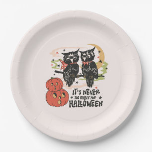It's Never Too Early For Halloween Paper Plates