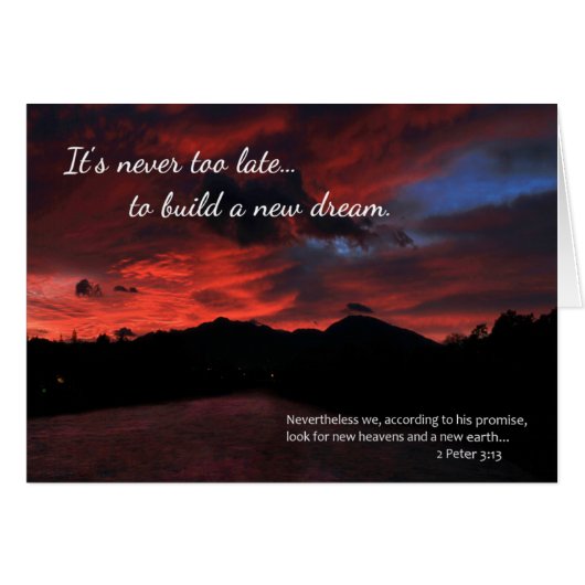 It's Never Too Late...Religious Cards (Front Horizontal)