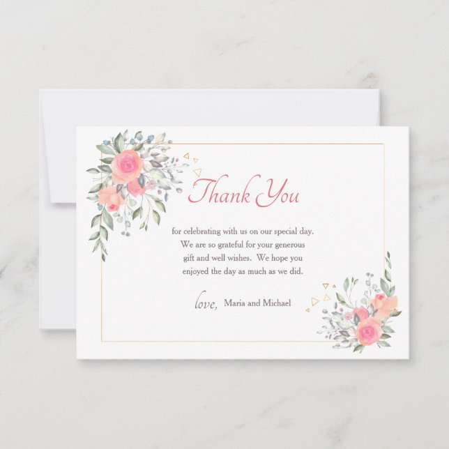 It's Never Too Late Thank You Card (Front)