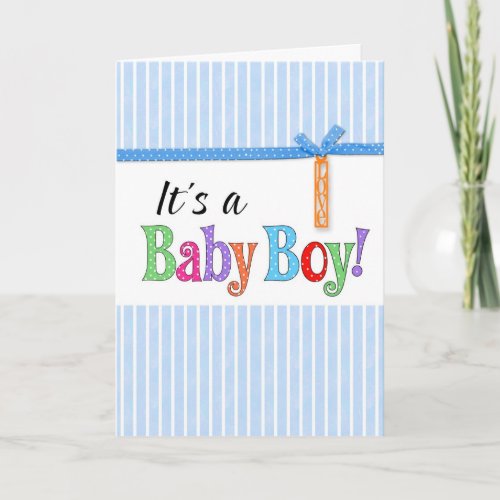 Its new baby boy announcement