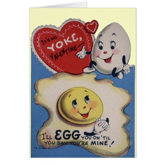 It's no Yoke Valentine's Greeting Card Zazzle
