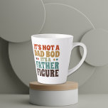 Its Not a Dad bod Its a Father Figure Fathers Day Latte Mug<br><div class="desc">It's Not a Dad Bod It's a Father Figure Father's Day themed latte mug from Ricaso</div>