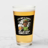It's Not A Party Until Dachshund Irish Beer Wiener