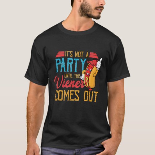 Its Not A Wiener Party Humor  Wiener T_Shirt