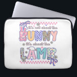 It's Not About The Bunny Christian Jesus Lamb Bibl Laptop Sleeve<br><div class="desc">It's Not About The Bunny Christian Jesus Lamb Bible Easter T-Shirt</div>