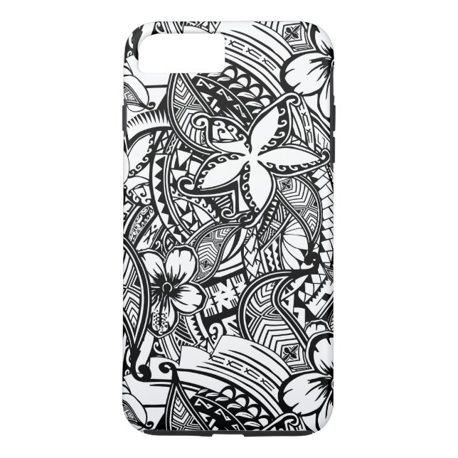 It's Not Always Black Or White Polynesian Tattoos Case-Mate iPhone Case (Back)