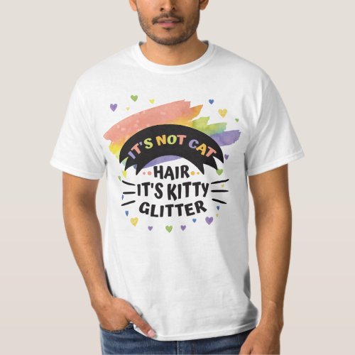 its not cat hair its kitty glitter shirt