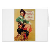 It's Not Easy Being A Cowgirl but if the Boot Fits (Front Horizontal)