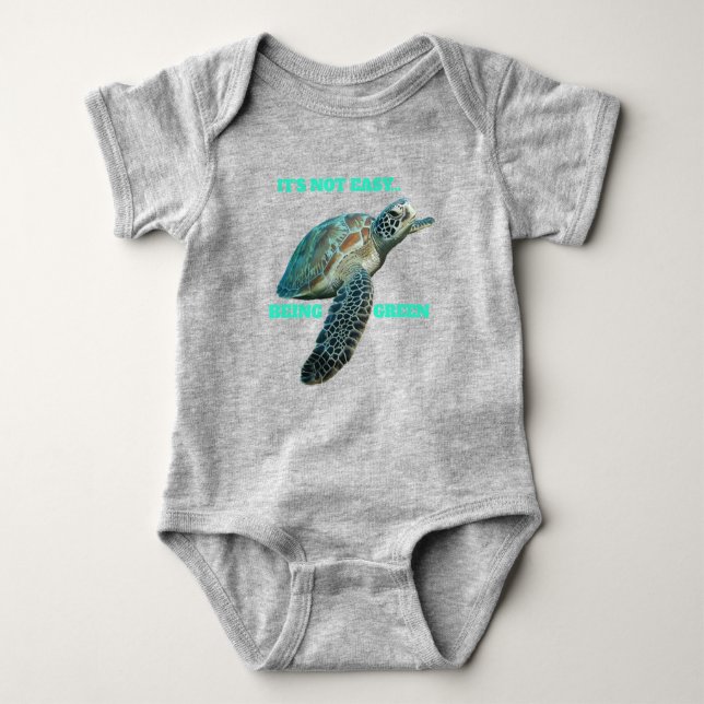 ITS NOT EASY BEING GREEN T-Shirt (Front)