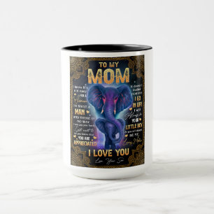 It's Not Easy For A Woman To Raise A Man - To Mom  Mug