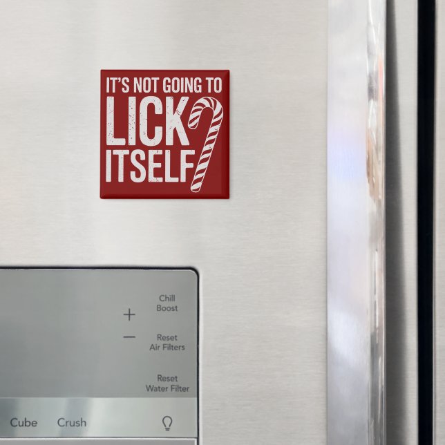 Its Not Going to Lick Itself Offensive Sarcastic  Magnet (In Situ (Fridge))