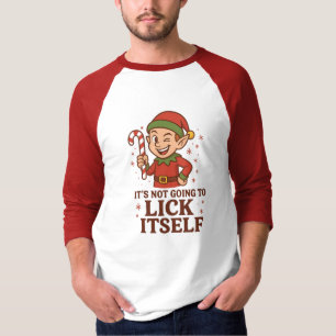 It's Not Going to Lick Itself Raglan T-Shirt