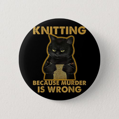 Its Not Hoarding If Its Yarn Knitting Lover Knit Button
