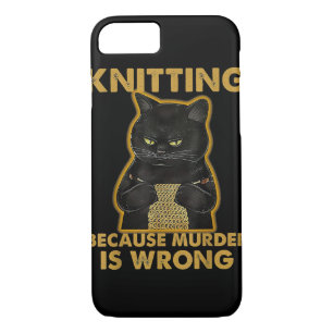 It's Not Hoarding If It's Yarn Knitting Lover Knit iPhone 8/7 Case