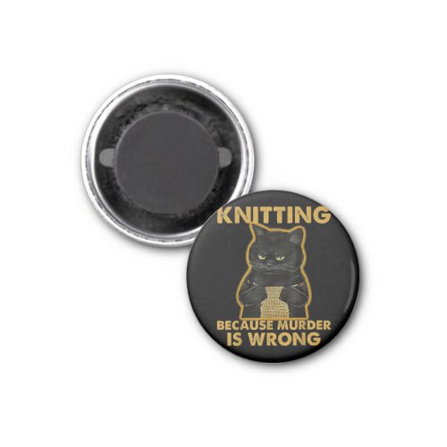 Its Not Hoarding If Its Yarn Knitting Lover Knit Magnet