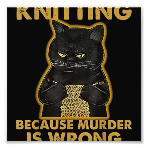 Its Not Hoarding If Its Yarn Knitting Lover Knit Photo Print