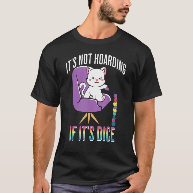 It's Not Hoarding RPG funny cat design T-Shirt (Front)