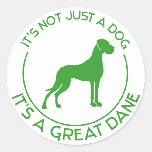 Its not just a dog classic round sticker