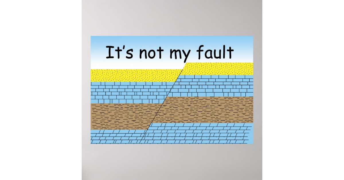 Its Not My Fault Poster