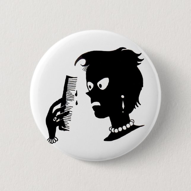 It's not my hair - it's the comb button (Front)