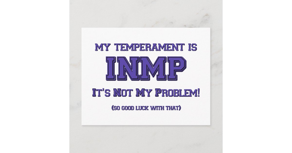 It's Not My Problem Postcard | Zazzle