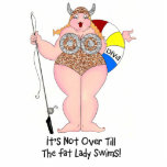 "It's Not Over Till The Fat Lady Swims!" Sculpture<br><div class="desc">Other fun designs and products available!  Check out all creations by Lady Denise at www.zazzle.com/LadyDenise 



 







 



 


com</div>