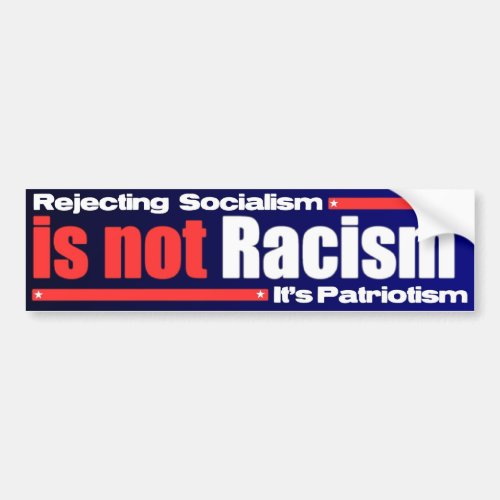 Its Not Racism Bumper Sticker