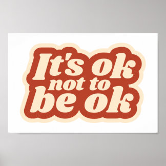 It's ok not to be ok poster