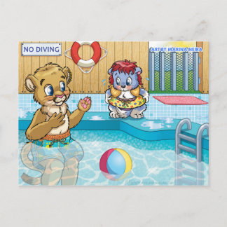 It's OK, Papa's Got You Postcard