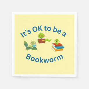 It's OK to be a Bookworm Napkins