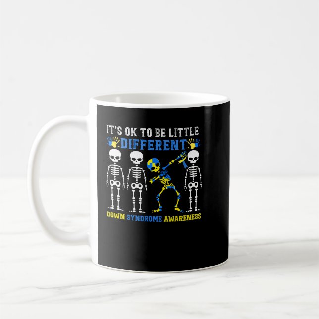 It's Ok To Be A Little Different Down Syndrome Awa Coffee Mug (Left)