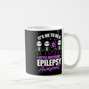 Its Ok To Be A Little Different Epilepsy Awareness Coffee Mug