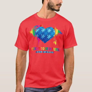 Its Ok To Be Different Autism Awareness Acceptance T-Shirt