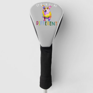 It's Ok To Be Different Corgi Golf Head Cover