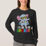 It&#39;s Ok To Be Different Elephant Autism Awareness  T-Shirt