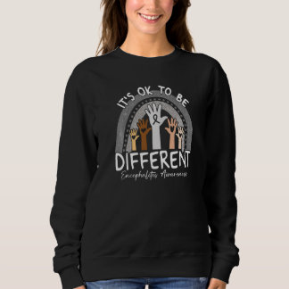 It's Ok To Be Different Encephalitis Awareness Sil Sweatshirt
