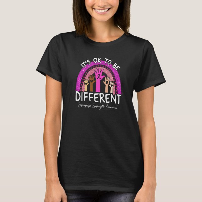 It's Ok To Be Different Eosinophilic Esophagitis A T-Shirt (Front)