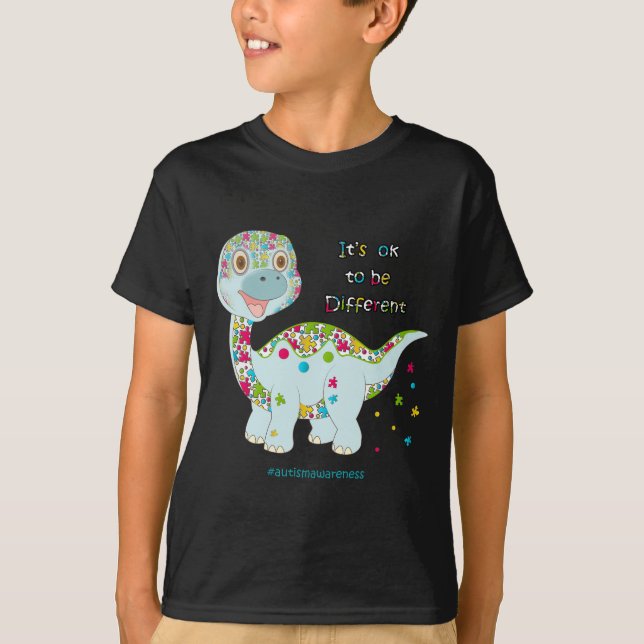 Its Ok To Be Different - giraffe - 02 April T-Shirt (Front)