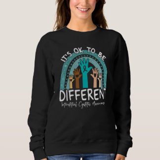 It's Ok To Be Different Interstitial Cystitis Awar Sweatshirt